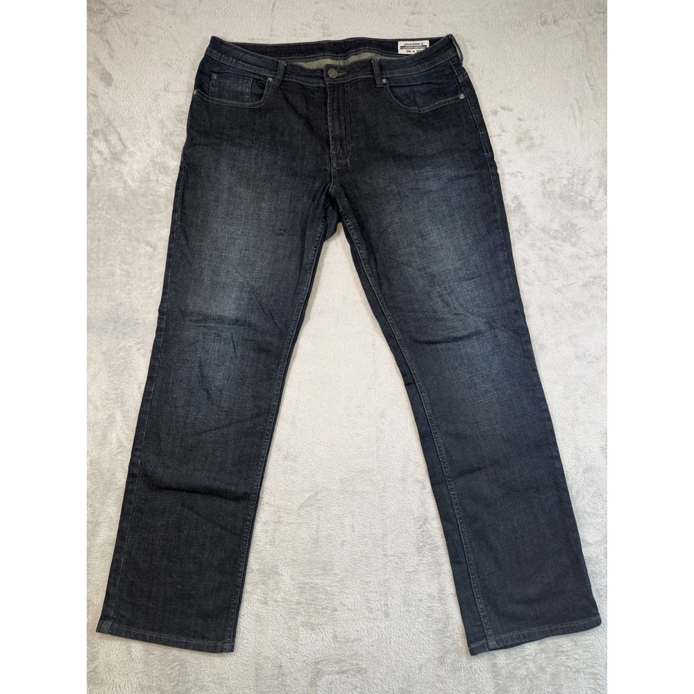 Buffalo Jackson Straight Stretch Black Jeans Men's 36x32